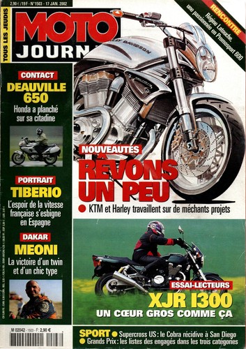 Moto journal n01503 honda - n01503, 02