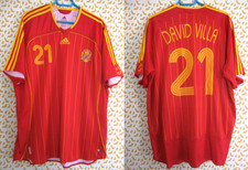 Maillot Espagne David Villa #21 ESPANA 2006 Adidas camiseta Spain Football - XXL