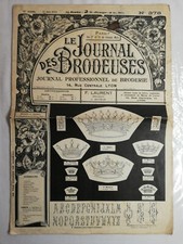 Le Journal des brodeuses journal professionnel Lyon N°378 1 Juin 1933