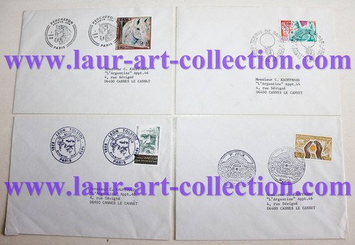 Fdc enveloppe timbre - cachet, 1e