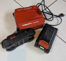 Lot hilti chargeur  C 6-22 + 2 batteries  B 22-85 .