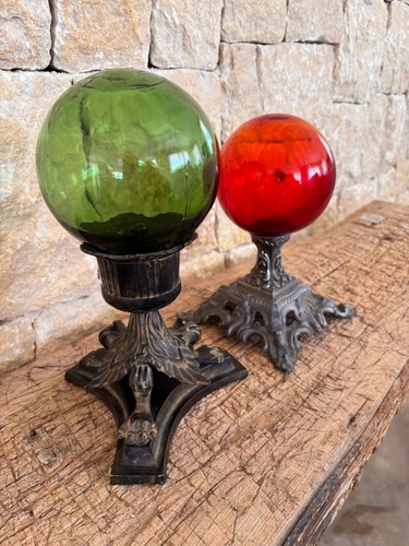 Deux sphères cristal - sphères,