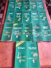 Lot 17 Guide vert MICHELIN carte plans Alpes Pyrénées Quebec Bretagne Perigord