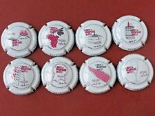 Série de 8 Capsules de Champagne ROUTE DU CHAMPAGNE 2013 cercle