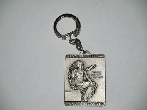 Porte clé métal - clÉ, champagne
