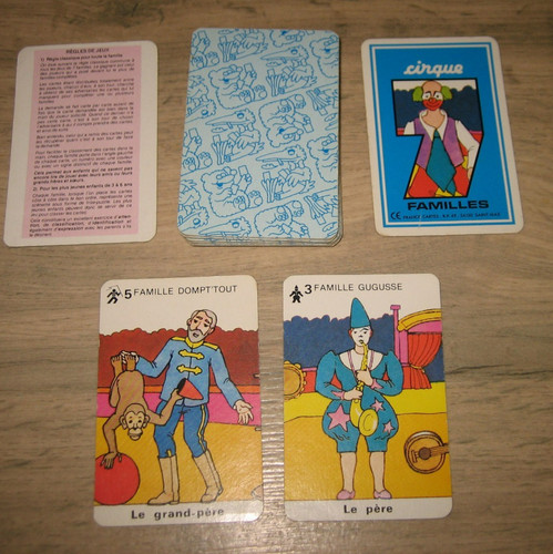 Ancien jeu familles - jeu, 7