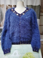 Pull angora violet très - pull,
