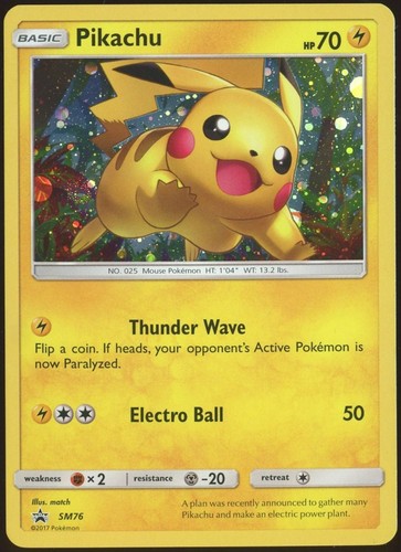 Pikachu holo sm76 - holo,