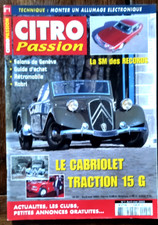 CITROEN CITRO PASSION N°1 le cabriolet traction 15 G - la SM desrecords - ROBRI