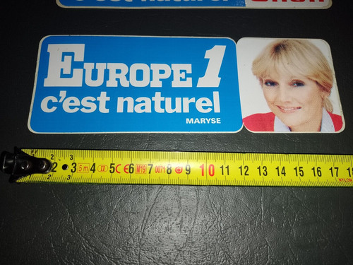 Autocollant europe radio - autocollant,
