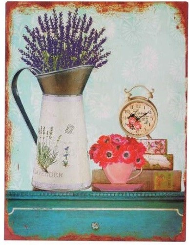 Cadre tableau métal fleur - cadre,