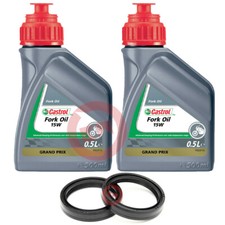 Kit 1L Castrol 15W Paraoli Fourche 35 X 47 X 10 Dcy Ducati Pantah 500 77
