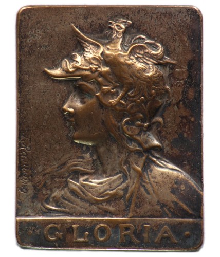 Médaille plaque gloria - plaque,