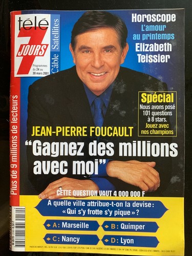 Télé jours 03 - télé, 24/03/2001