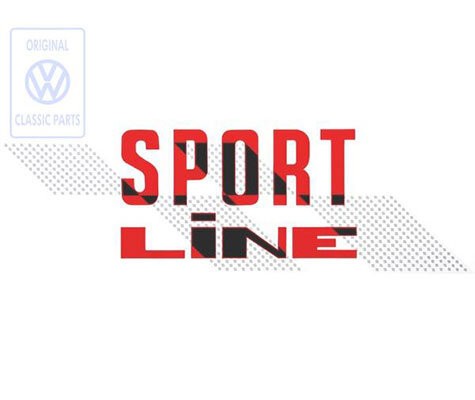 Autocollant sportline pour - autocollant, "sportline"