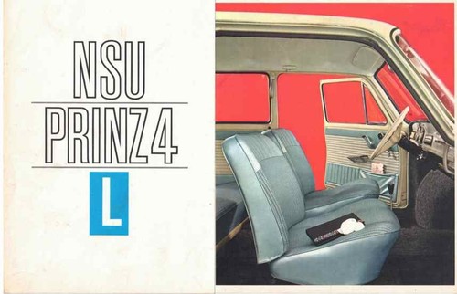 Catalogue brochure nsu prinz - nsu,