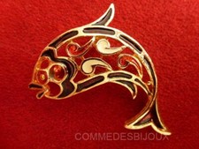 Broche "Poisson" Art Nouveau N° 3 Océan Mer Eaux Chaudes - Bijoux pur Vintage