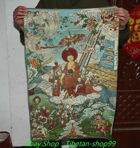 Tibet cloth silk - cloth, shakyamuni