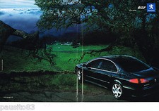 PUBLICITE ADVERTISING 065  2004  PEUGEOT 607 FELINE  ( 2 pages)