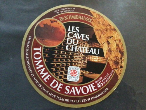 Grande etiquette fromage tomme - grande,