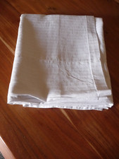 Housse edredon coton blanc   (