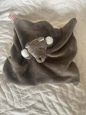 Doudou Loup Mouton Jacadi Peluche Pluche Blanc Gris schaap Réversible