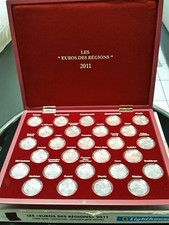 TRES BEAU COFFRET 10 EUROS DES RÉGIONS 2011 ARGENT