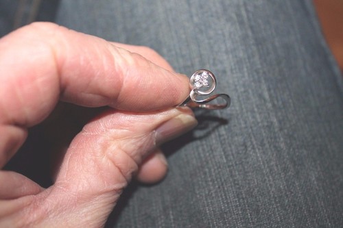Bague blanc carats - bague,