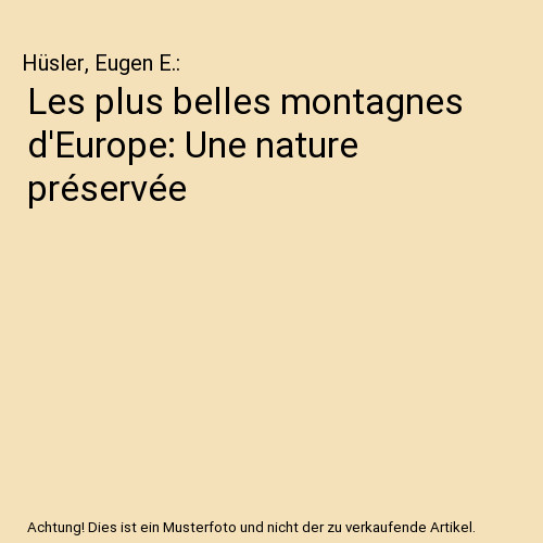 Les plus belles montagnes