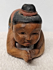 Statue Asiatique En Bois