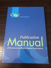Publication Manual of the
