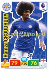 158 HAMZA CHOUDHURY # LEICESTER CITY PANINI PREMIER LEAGUE 2019 2020 ADRENALYN