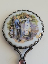 Ancien miroir poche sac - ancien,