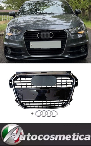 Grille avant line chrome - grille,