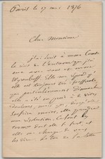 Émile Littré, Lettre