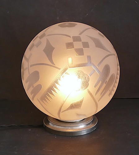 Lampe art déco - dÉco, globe