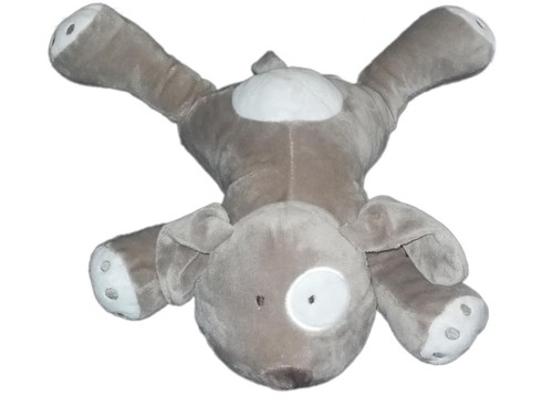 Peluche doudou chien gris - doudou,
