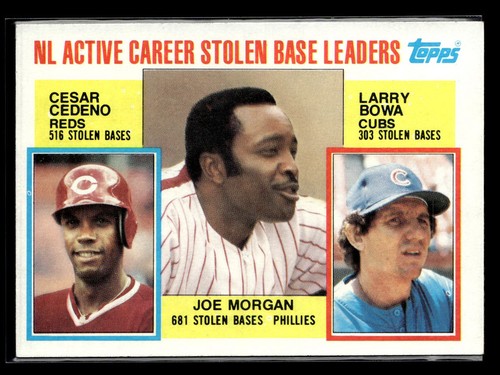 1984 topps 705 stolen base - topps,