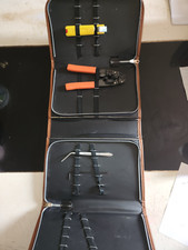 Sacoche étui en cuir pour technicien mécanicien avec 4 outils