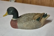 Figurine Castagna 1988 Canard colvert en résine Made in Italy Décoration