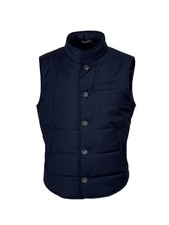 Oberon Gilet Homme Bleu Laine