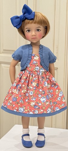 Boneka rose bloom dress - rose, &