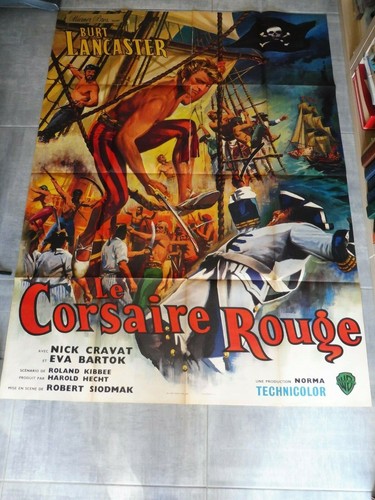 Affiche cinéma le corsaire - ,