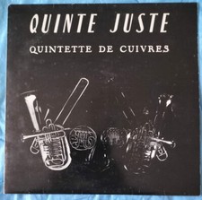 QUINTETTE DE CUIVRES QUINTE JUSTE STUDIO RBZ 1986