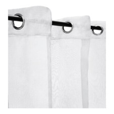 Voilage à œillets, blanc