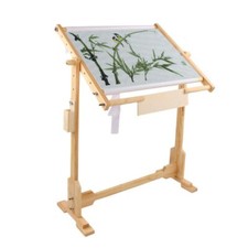 Metier a Broder Grand cadre de sol avec clips point de croix cadre de support...