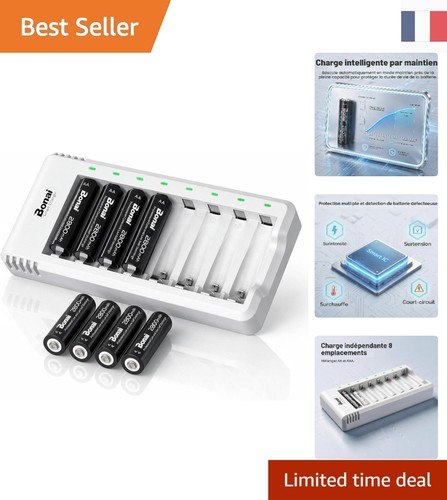 Chargeur usb avec - avec, piles