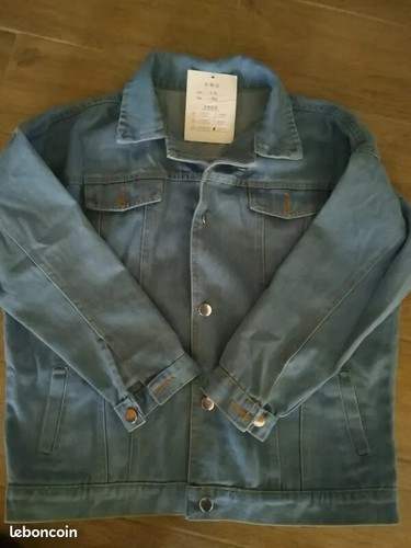 Blouson jean denim bleached - blouson,