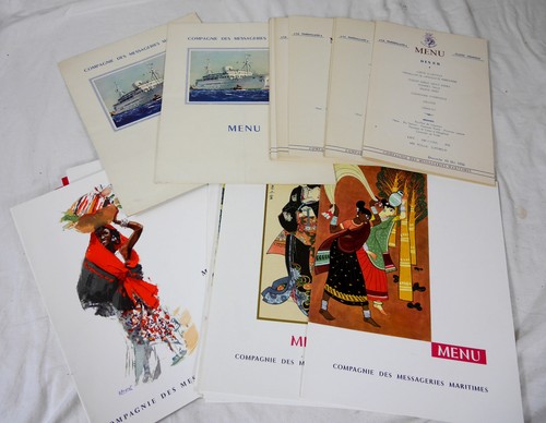 Ancien menus paquebot la - menus,
