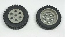 LEGO Technic : 2x Roue + Pneu